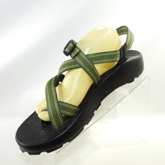 Chaco Sz 12 M Green Water Sport Sandals Mens B4 B9 - Picture 2 of 8